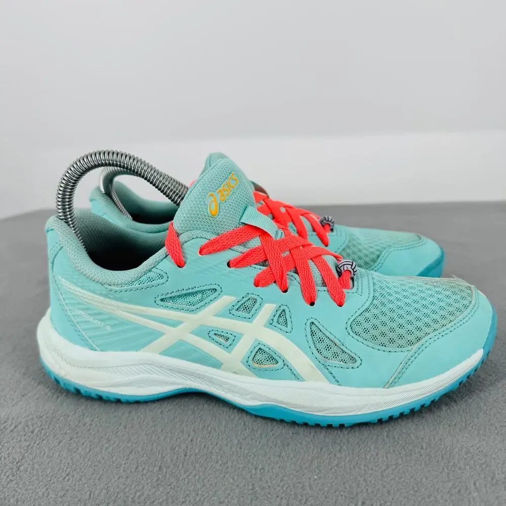 ASICS Upcourt 6 Shoes Womens 7 Blue Pickleball Court Volleyball‎ 072A107
